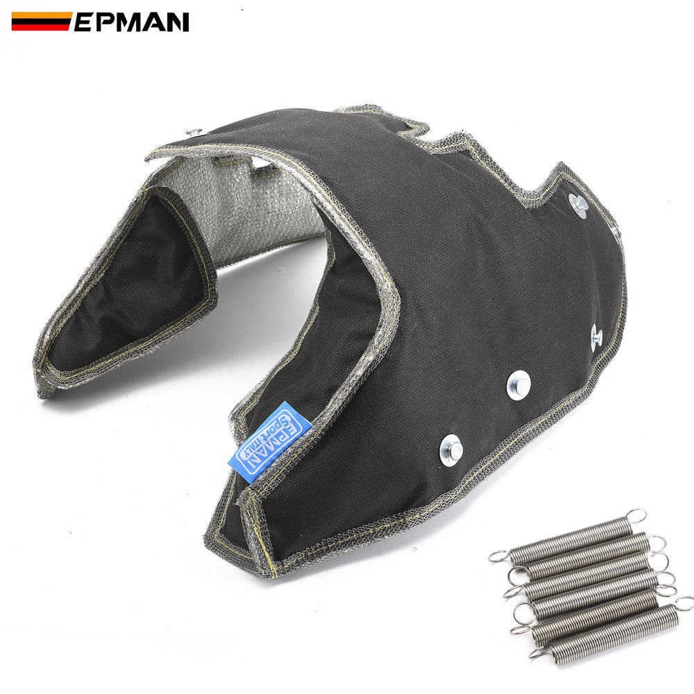 EPMAN Racing Exhaust Turbo Blanket Heat Shield Cover High Performance For Audi For VW K03 / K04 TURB