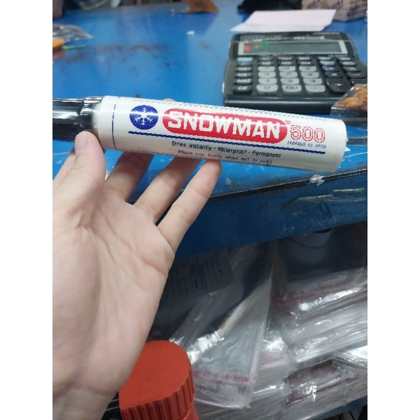 

SPIDOL PERMANENT JUMBO MARKER SNOWMAN 500