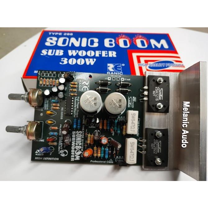 kit power aktif subwoofer sonic boom