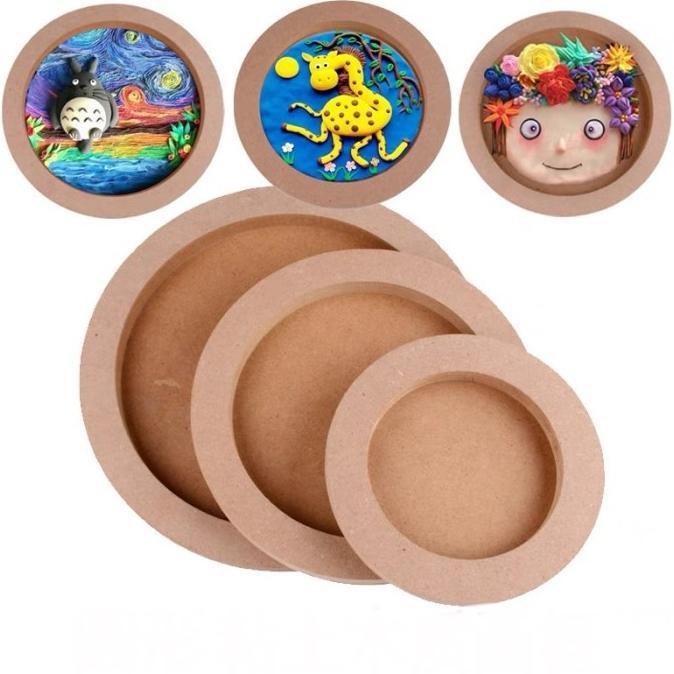 

Bingkai Lukis Bulat Set 3 Pcs Ukuran Kanvas Kayu Set Painting Melukis