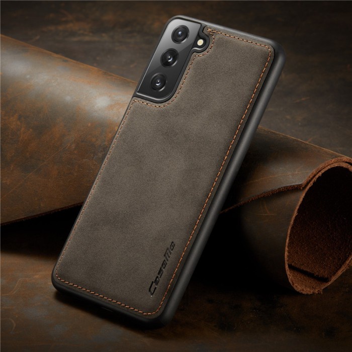 Terlaris Leather Back Case Cover Caseme Samsung Galaxy S22/S22 Plus/S22 Ultra