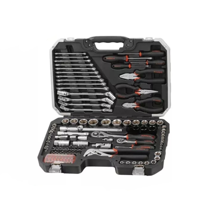 Fixman Bt124 124-Pc 1/4Inc Dr. Socket Set