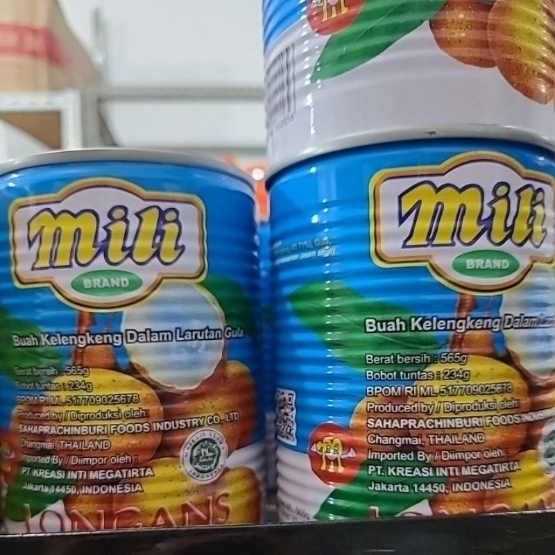 

mili longan kelengkeng kaleng 565 gr