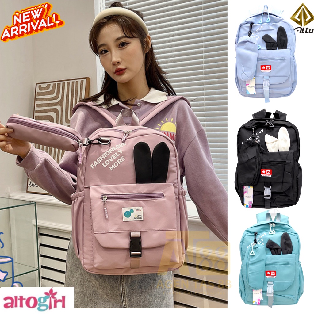 TAS RANSEL SEKOLAH WANITA KOREA TAS MURAH BACKPACK WANITA RANSEL WANITA IMPORT TAS ANAK SD SMP SMA A