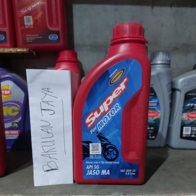 MESRAN SUPER for MOTOR 20W-50 0,8L Oli mesin