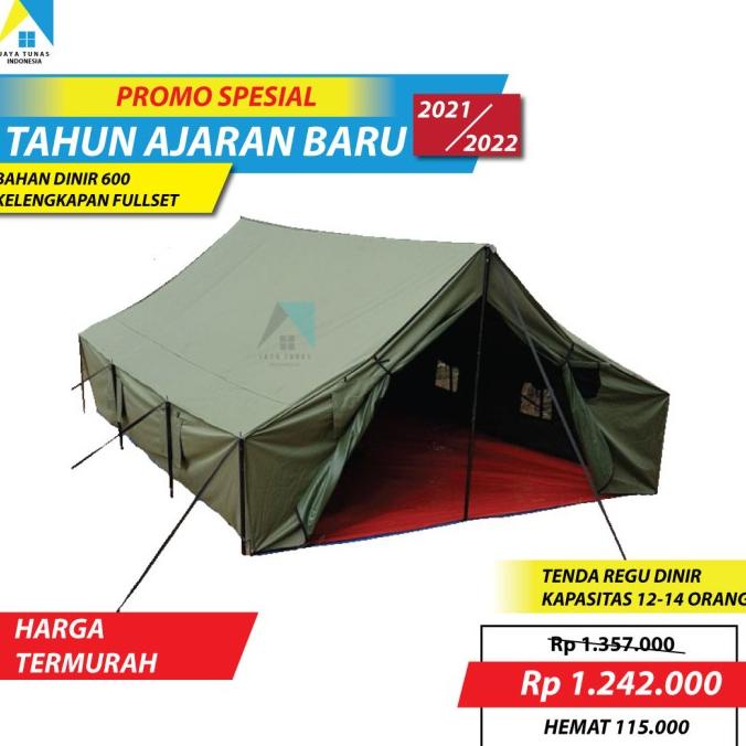 Tenda A / Tenda Kemah Besar / Tenda Pramuka / Tenda Camping Pramuka