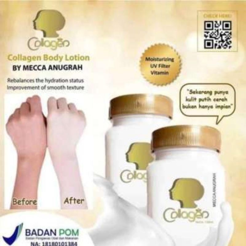 Bibit Collagen Original|| Bibit Collagen Hand body Lation Pemutih Kulit Badan dan Wajah Permanen