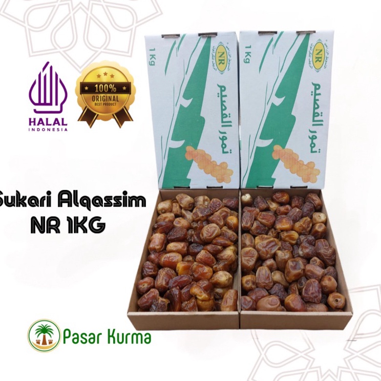 

YPWV2028 『MPD』 Kurma Sukari 1kg Box / Kurma Sukkari NR Sukary 1kg Basah AlQasim