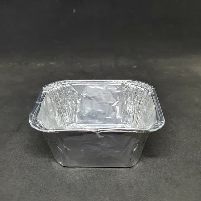 -NFr Alumunium Foil Cup Tray BX 0350 / BX-350 / BX350 + TUTUP PLASTIK isi 100 s Murah Terkini.