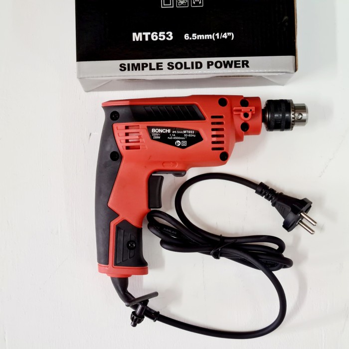 DISKON SPESIAL BOR TANGAN LISTRIK 6MM BODY KECIL BB MT653 BONCHI TERBARU