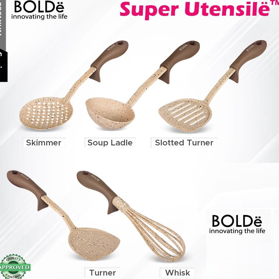 Kirim langsung SPATULA BOLDE SATUAN BOLDe Spatula Bolde Turner Super Utensile Skimmer irus Sutil Bolde Original w Premium Kirim Sekarang.