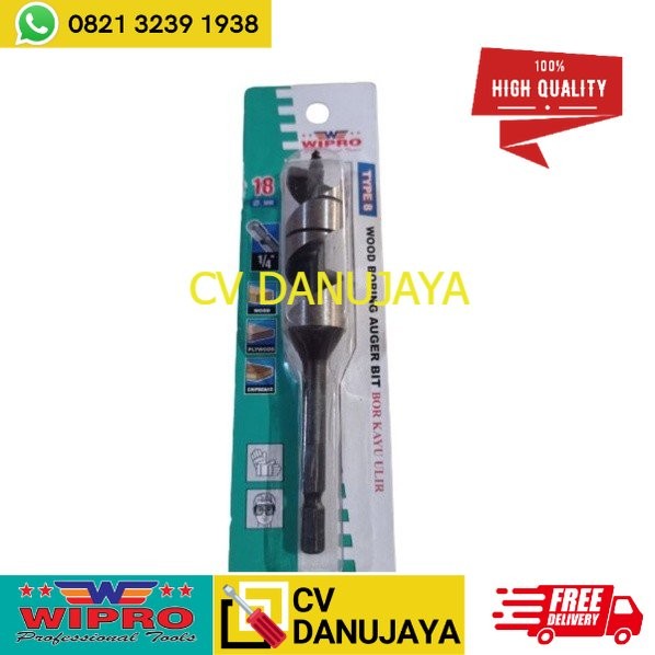 Terlaris Mata Bor Kayu Auger 18Mm X 115Mm Wipro