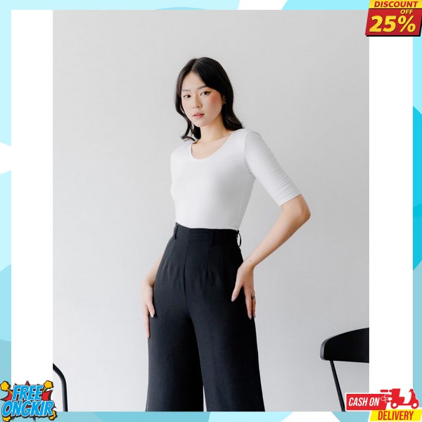 Promo Turtleneck Leher Tinggi Turtel Neck Rajut Cwe Inner Sweater Kriwil Polos Manset Turtle Ketat T