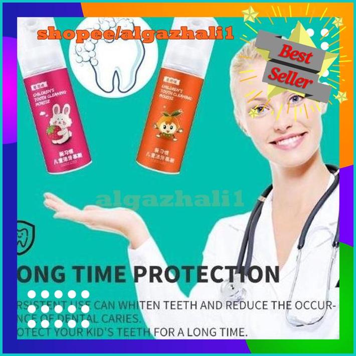 PASTA GIGI FOAM ANAK BENTUK U / ODOL BUSA ANAK SIKAT GIGI TERBAIK 