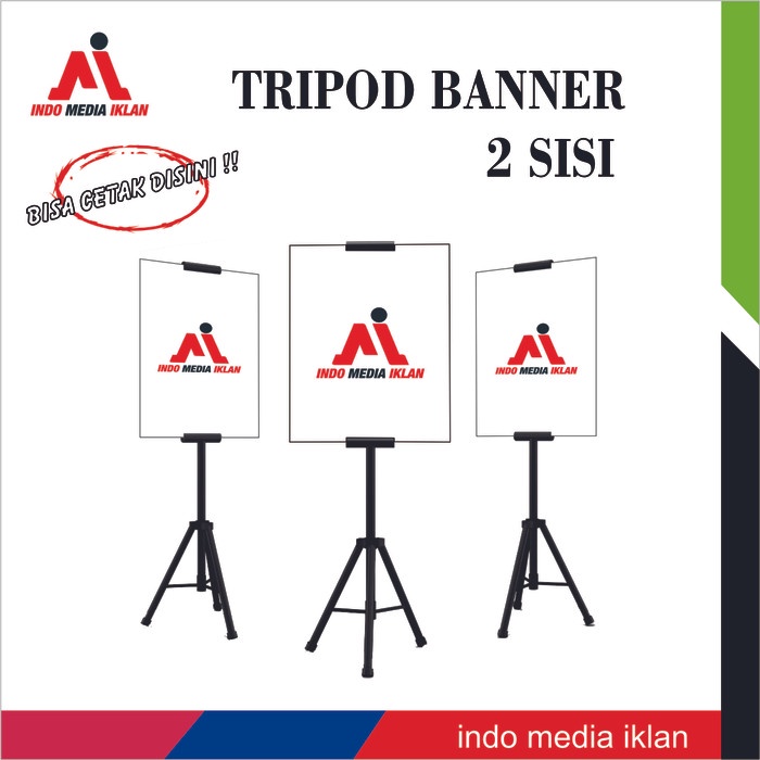 Best Seller Tripod Banner/Stand Banner/Alat Promosi/Tiang Promosi