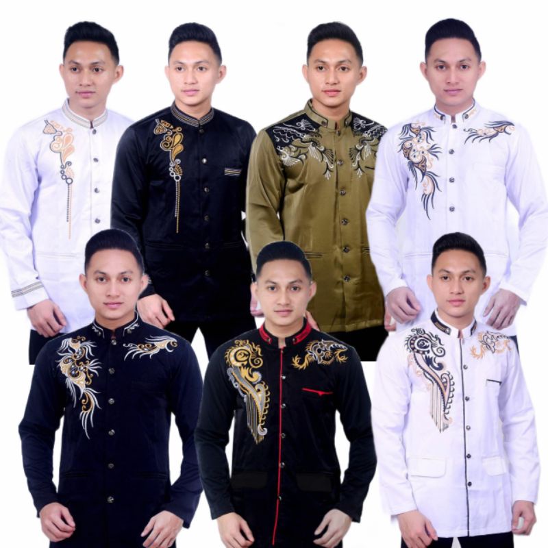 Jasko bordir pria dewasa ukuran M L XL XXL