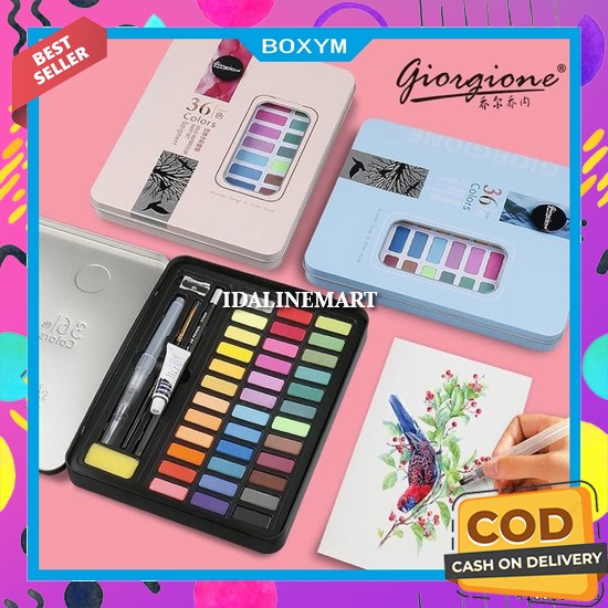

Cat Lukis Kanvas Lengkap Semua Warna Padat Cair Non Toxic Tidak Beracun Watercolor Set Art Water Color Set Watercolour Painting Cat Air Lukis Lengkap Murah Dan Bagus Cat Air Anak Set Lengkap Giorgione Watercolor Set 36/48 Pearlescent Starry Colors Alat