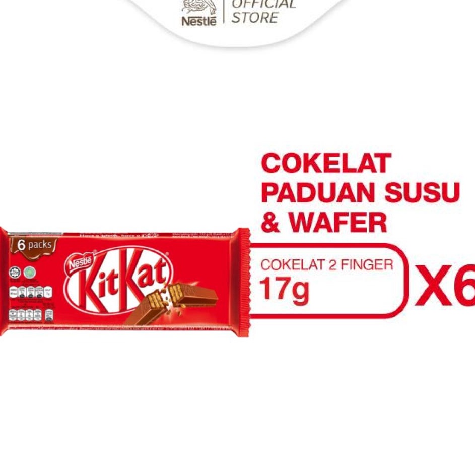 

Ready NESTLE KITKAT Coklat Wafer Multipack 17 x 6 pcs Ready