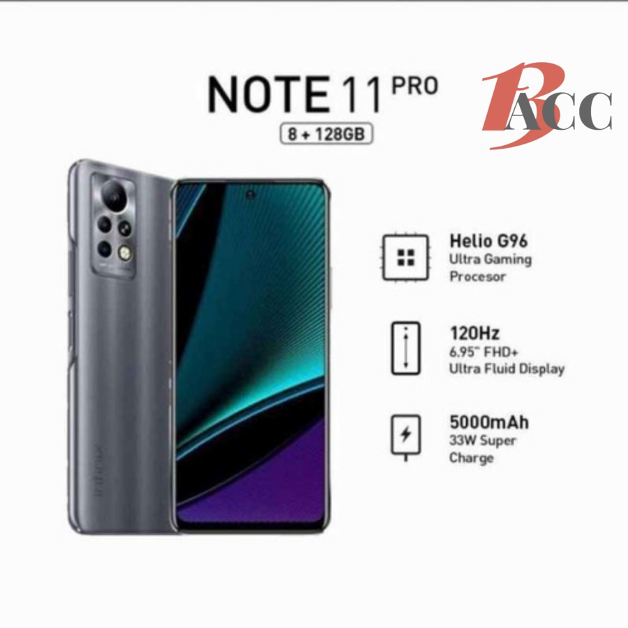 Infinix note 11 pro 8/128 Garansi resmi