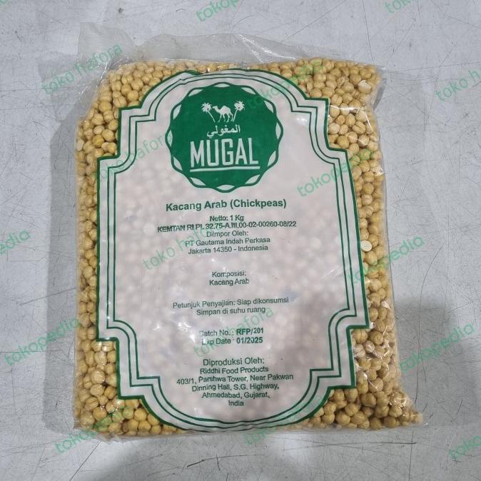 

:>:>:>:>] Kacang Arab 1Kg Chickpeas Kacang Jagung Arab 1000gr