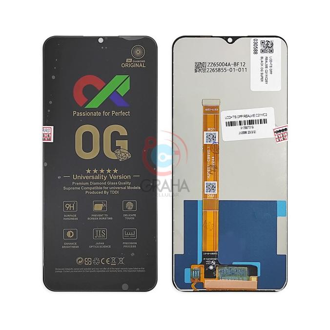 LCD REALME C21Y / C25Y OG ORI SUPER FULLSET TOUCHSCREEN