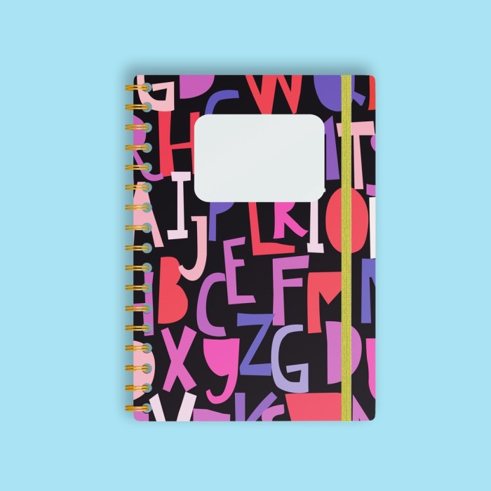 

Notebook Spiral #Alfabet - Notebook Custom