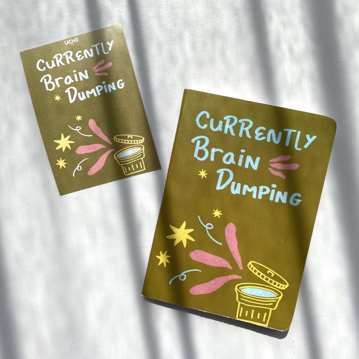 

Notebook Buku Tulis A6 Brain Dumping Uchu