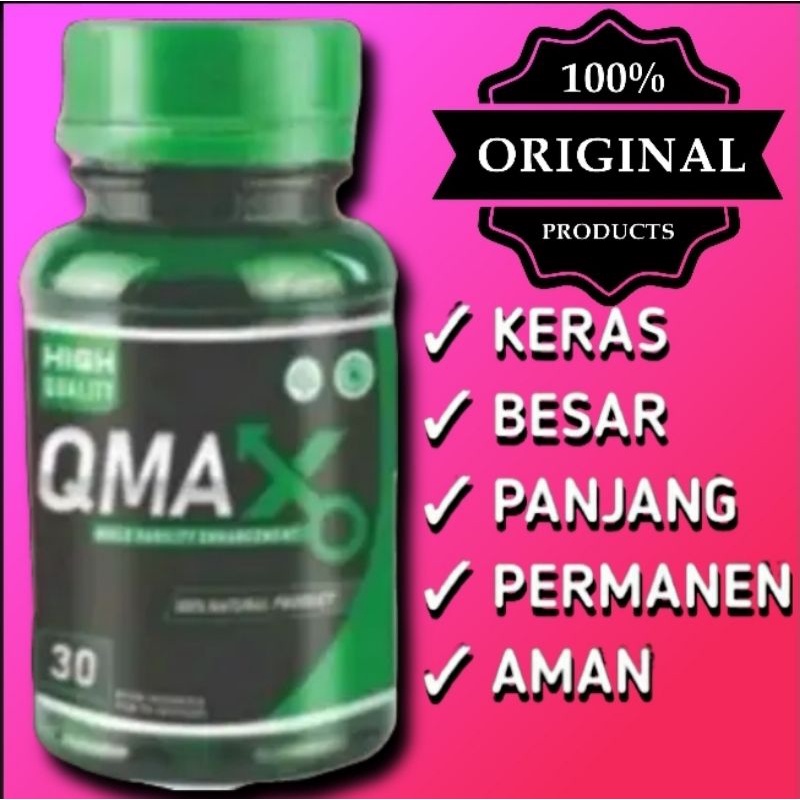 Supplement Qmax pembesar p permanen original 100% pemanjang p pria