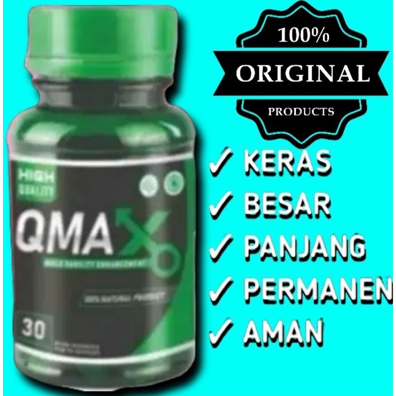 Supplement Qmax pembesar alat pria p permanen paling ampuh