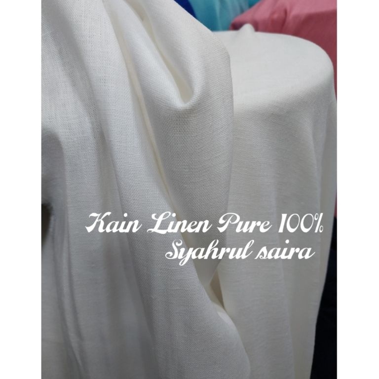 Fresh Kain Linen Pure 100% / Katun Linen Pure Serat Linen ,.,.,.,,