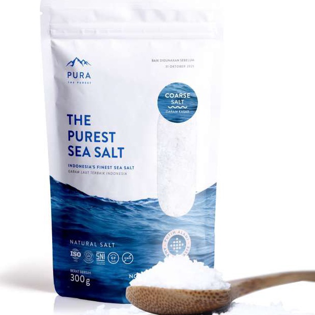 

12.12 BIG SALE FASION PURA PUREST SEA SALT 300 GR - GARAM LAUT NATURAL garam mpasi / himalayan salt !!!