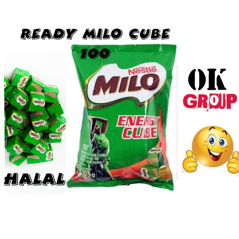 

️✔️✔️ Milo Cube 100 Nigeria Nestle halal / Milo Cubes isi 100 buruan