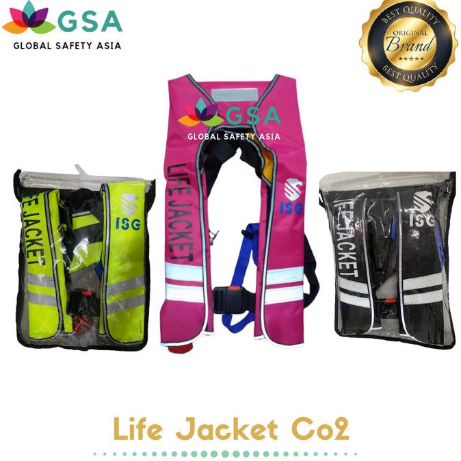 Automatic Life Jacket Co2, Jaket Pelampung Oksigen Pesawat, Life Vest