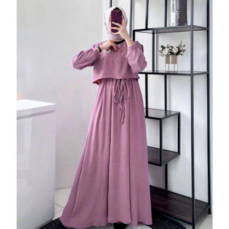 45 PGMT- GLENCA MAXY ALESHA ANDIN RIA RICIS DRESS CRINKLE AIRFLOW PREMIUM BUSUI sikmt