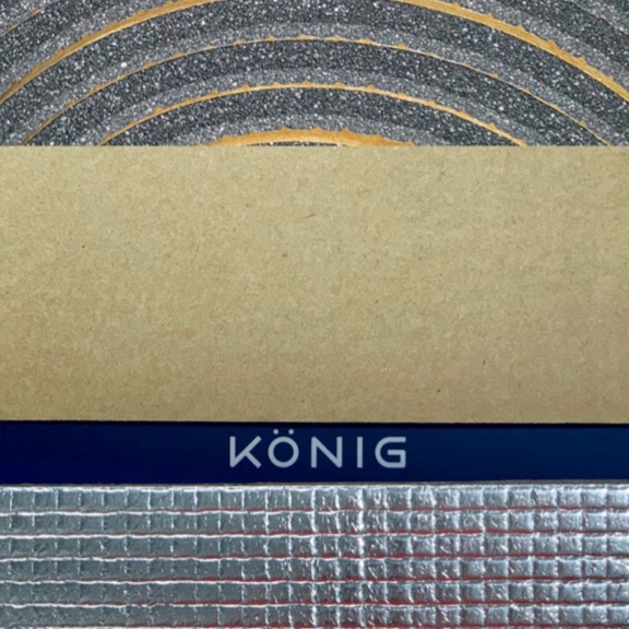 Terkini PEREDAM KONIG ANTI PANAS/SUARA KAP MESIN MOBIL (9mm)