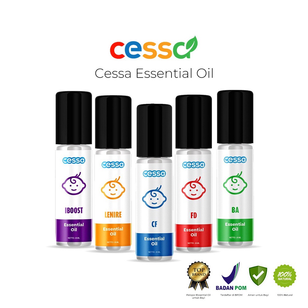 RD45WY97 Cessa Essentials  Oil baby Pereda Batuk Pilek Bayi  Cesa Biru Minyak Bayi Bebio Itchy Tummy