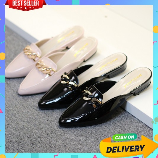 Sandal Wanita Kekinian 2023 Simple Elegan Korean Style Haihils Mewah Heels Kondangan Dewasa Terbaru 