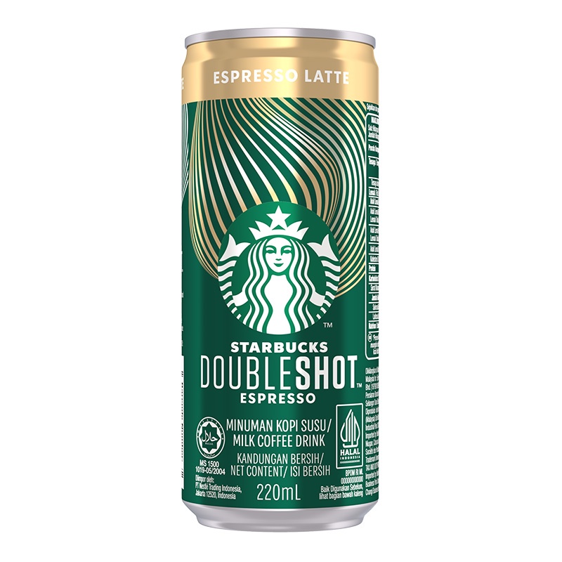 

STARBUCKS Doubleshot Espresso Latte Kopi Instan Kaleng 220 ml