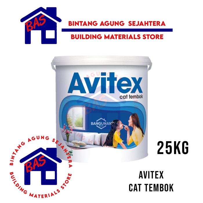 PROMO CAT TEMBOK AVIAN INTERIOR AVITEX 25 KG PUTIH