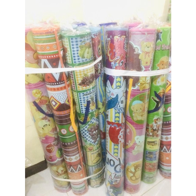 Terlaris Tiker Plastik Karakter / Karpet Plastik Tebal Kode Smf Original