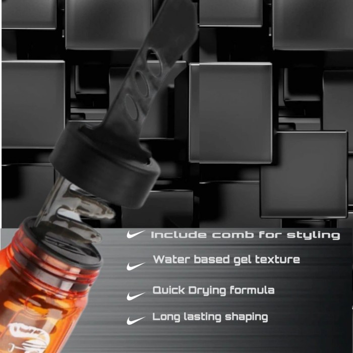TERBARU ORIGINAL Minyak Rambut / Gel / Wax / Mens Hair Gel TODDA with comb