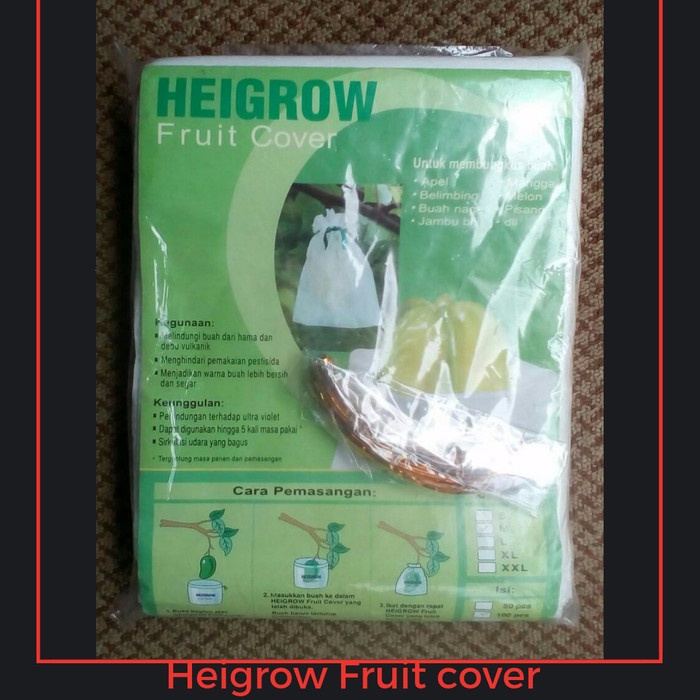Best Seller Heigrow Fruit Cover Pembungkus Buah Size M