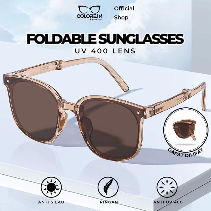 Kacamata Hitam Lipat Sunglasses Pria Wanita 199 Terbaik