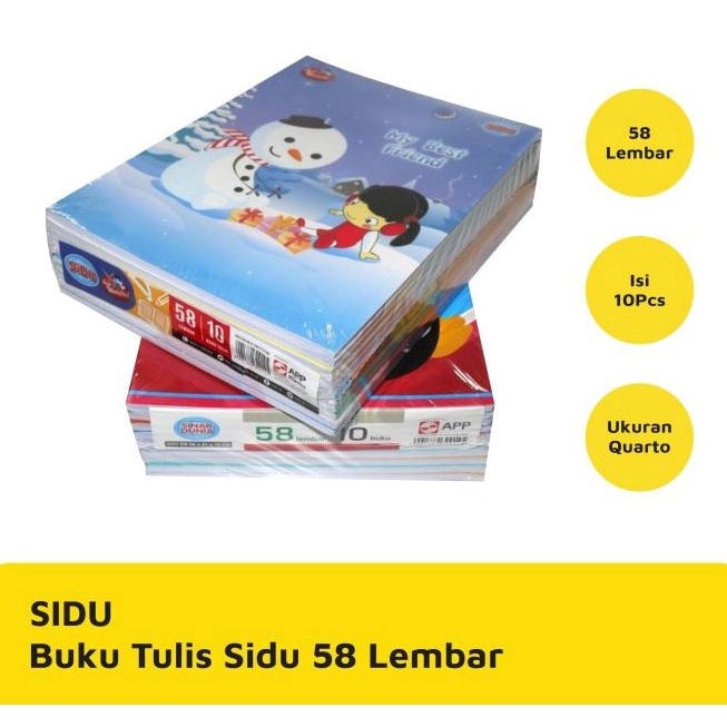 

⋆Promo➮ BC8SU (10 BUKU) SIDU BUKU TULIS ISI 58 LEMBAR / BUKU ANAK SEKOLAH Q55 Terbaru