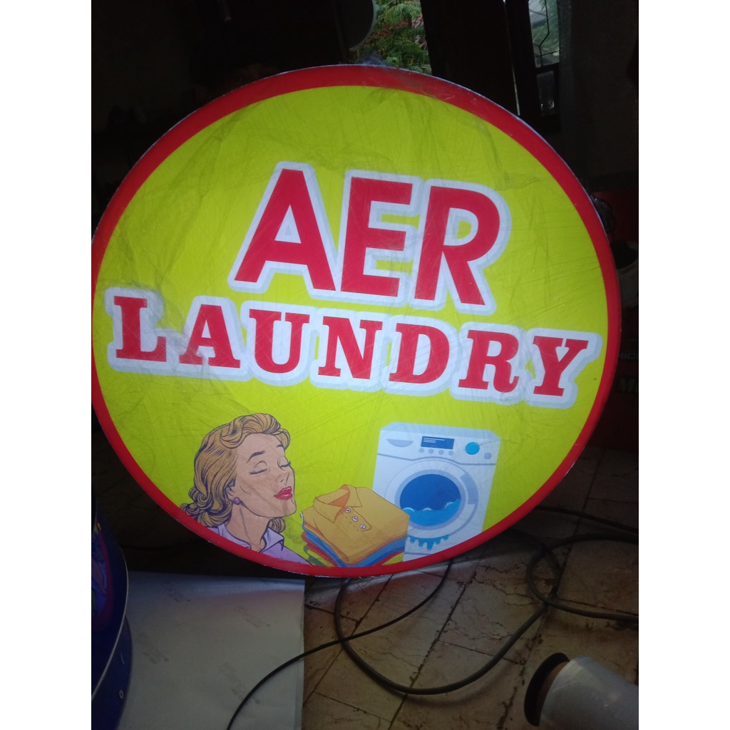 NEON BOX 80CM 2 SISI BULAT / KOTAK