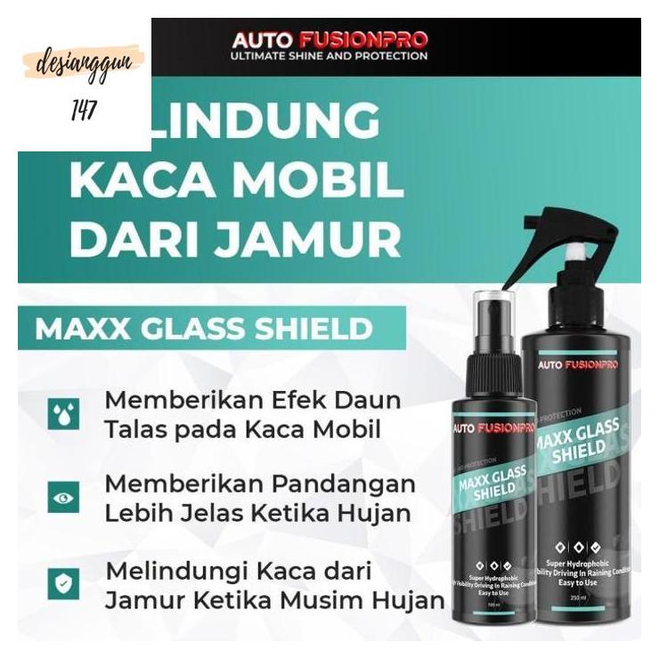 PROMO PAKET NANO COATING, GLASS SHIELD, CARNAUBA BY AUTOMAXX FUSIONPRO desianggun147