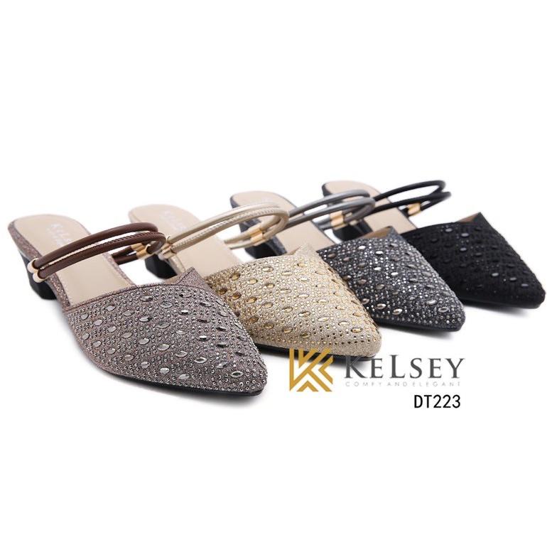 8.8 [Discount] Kelsey Sepatu Heels 5Cm Wanita Dt223 Sepatu Hak Tahu New 