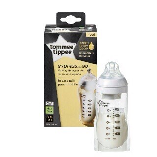 Tommee Tippee Express Go/Kantong Asi Set Botol Tommee tippee