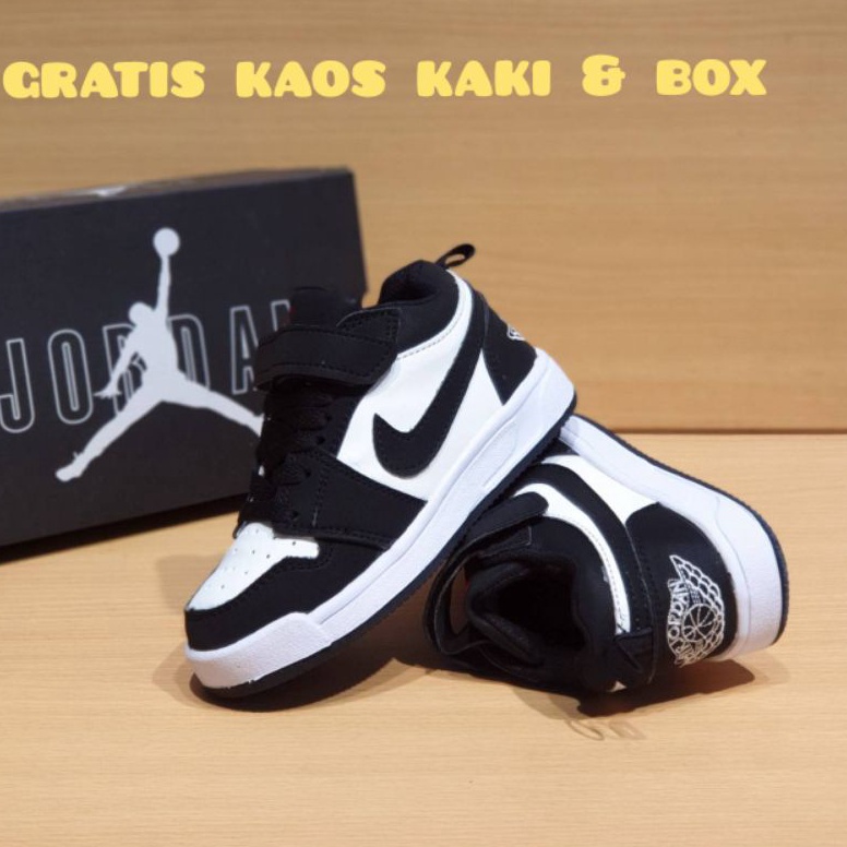 Stok Terbatas.. SEPATU ANAK KIDS SEPATU SEKOLAH ANAK SNEAKER ANAK NIKE AIR JORDAN UNISEX COWO CEWE B