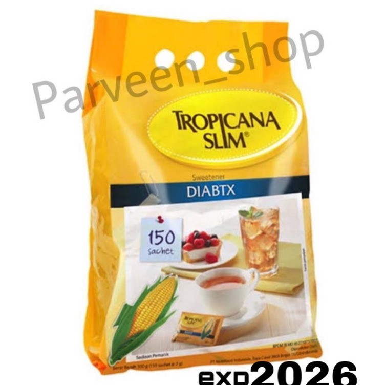 

Terlaris Gula Tropicana Slim Diabtx Sweetener 150 sachet Pasti Murah